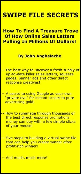 Swipe File Secrets: Finding Million Dollar Sales Letters