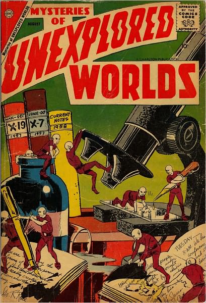 Mysteries Of Unexplored Worlds Number 9 Fantasy Comic Book