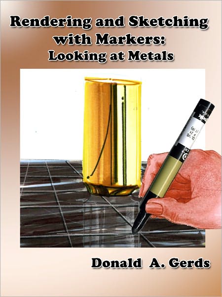 Rendering and Sketching with Markers: Looking at Metals