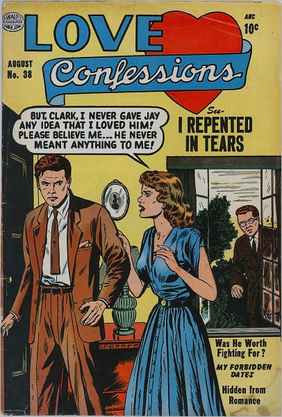 Love Confessions Number 38 Love Comic Book