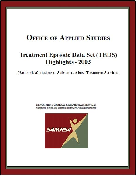 Treatment Episode Data Set (TEDS) Highlights - 2003 National Admissions to Substance Abuse Treatment Services