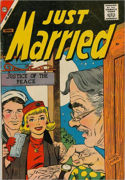 Just Married Number 4 Love Comic Book