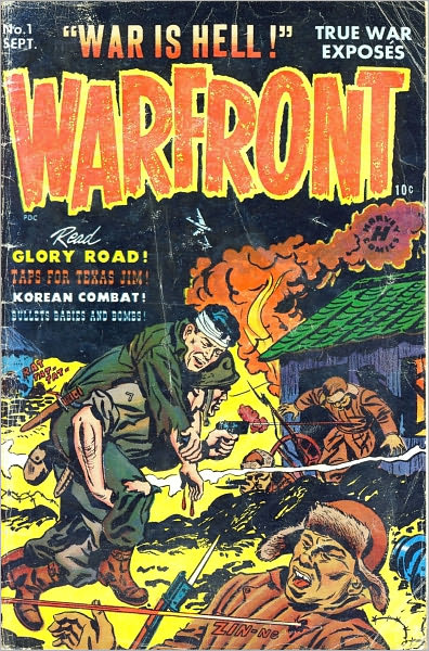 Warfront Number 1 War Comic Book