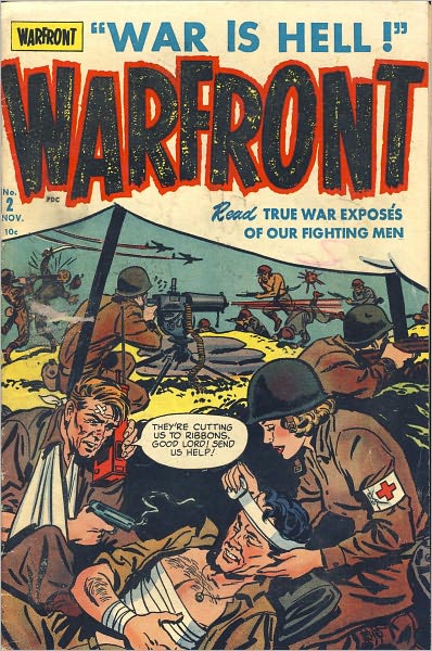Warfront Number 2 War Comic Book