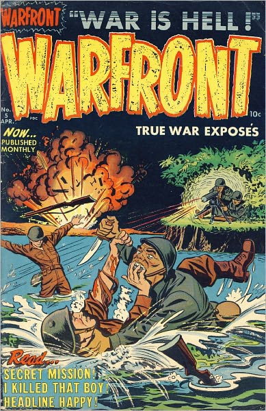 Warfront Number 5 War Comic Book