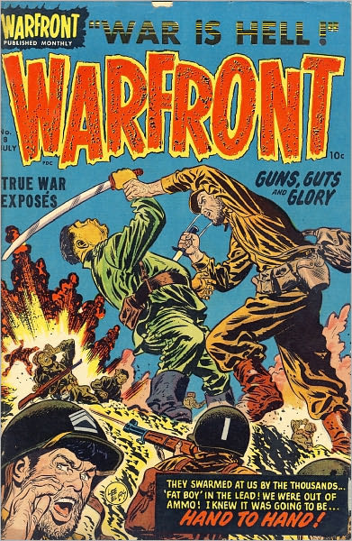 Warfront Number 8 War Comic Book