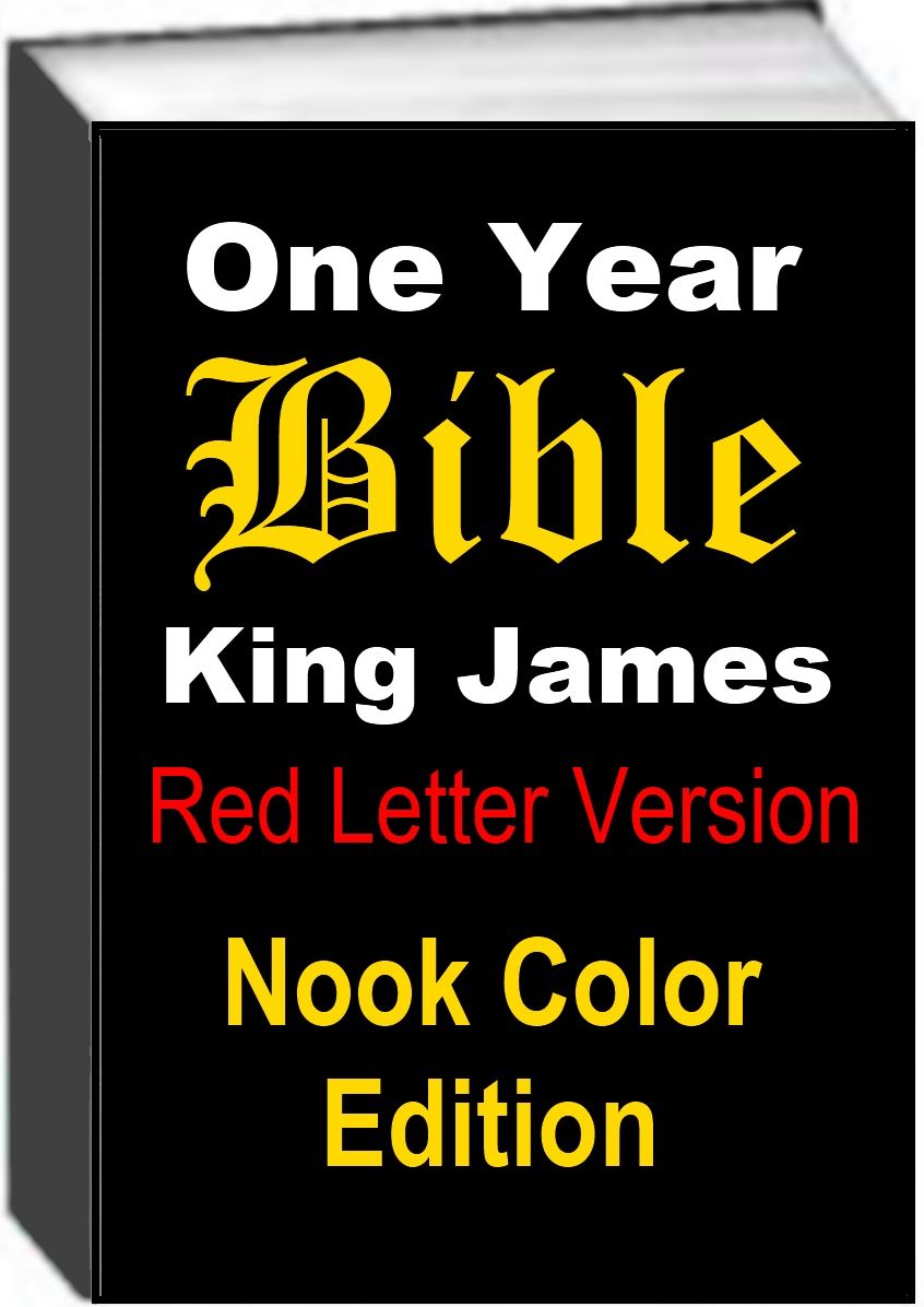 One Year King James Red Letter Bible