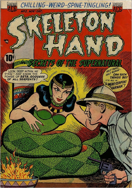 Skeleton Hand Number 2 Horror Comic Book