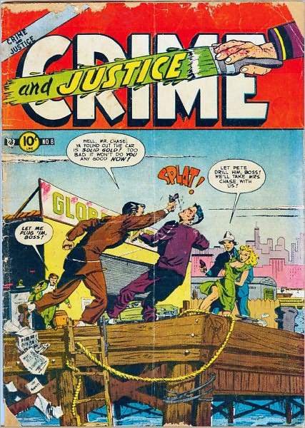 Crime and Justice Number 8 Crime Comic Book