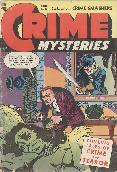 Crime Mysteries Number 12 Crime Comic Book
