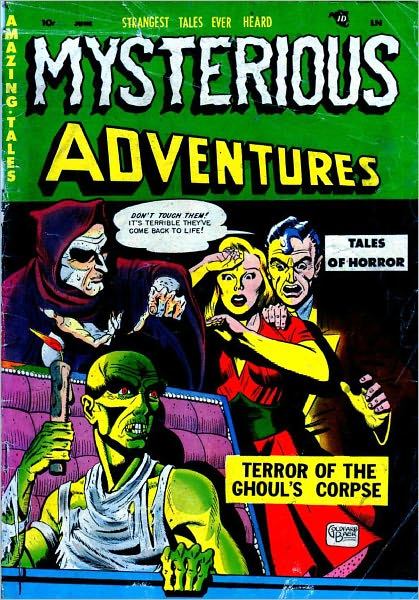 Mysterious Adventures Number 2 Horror Comic Book
