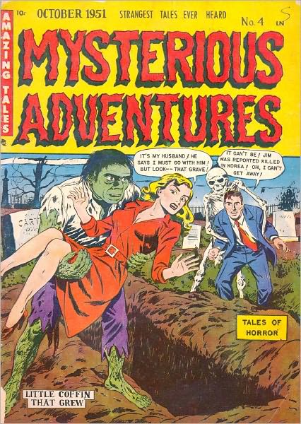 Mysterious Adventures Number 4 Horror Comic Book