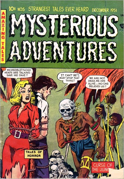 Mysterious Adventures Number 5 Horror Comic Book