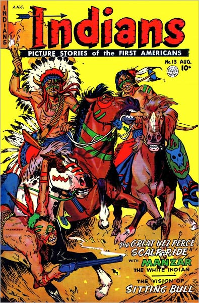 Indians Number 13 Western Comic Book