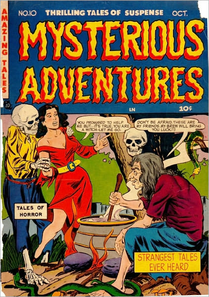 Mysterious Adventures Number 10 Horror Comic Book
