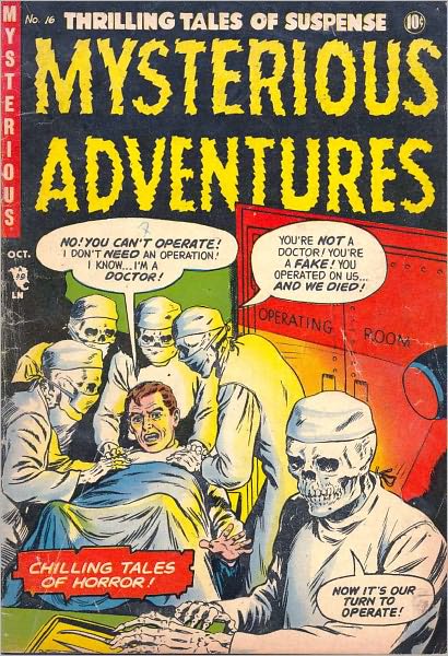 Mysterious Adventures Number 16 Horror Comic Book