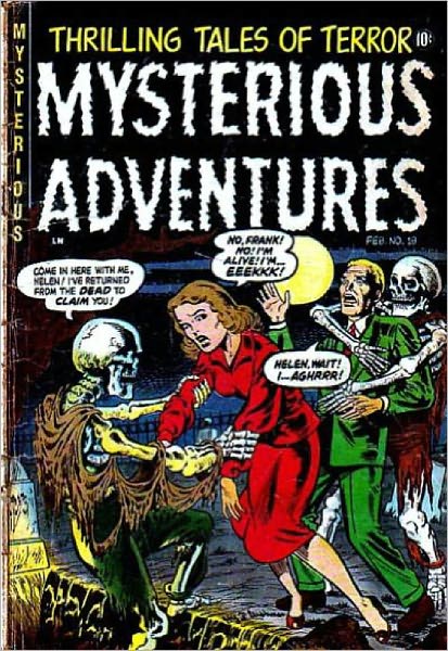 Mysterious Adventures Number 18 Horror Comic Book