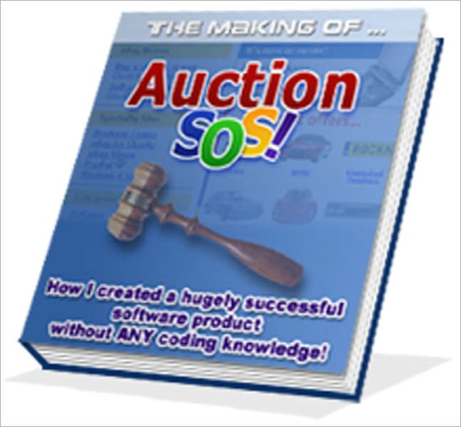 Making Of Auction SOS! - The Secrets behind software development – This book will show you how to create a hugely successful and profitable software product without writing a single line of code. And this guide is designed for novices and experts a