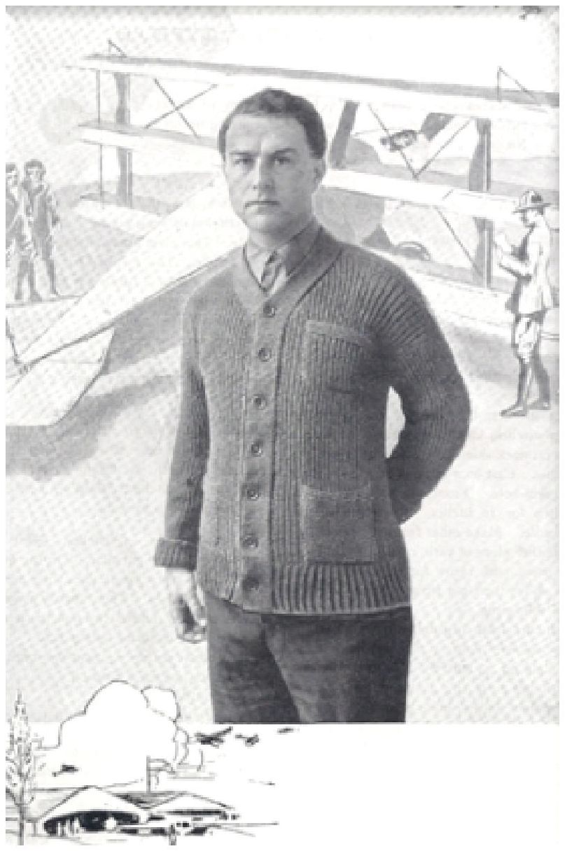 PATTERN #0014 WW1 SERVICE SWEATER "C" VINTAGE KNITTING