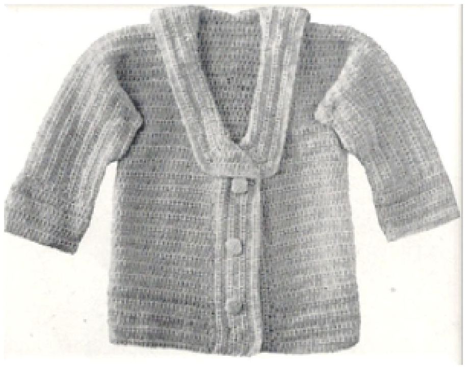 PATTERN #0016 PEARL SWEATER VINTAGE CROCHET