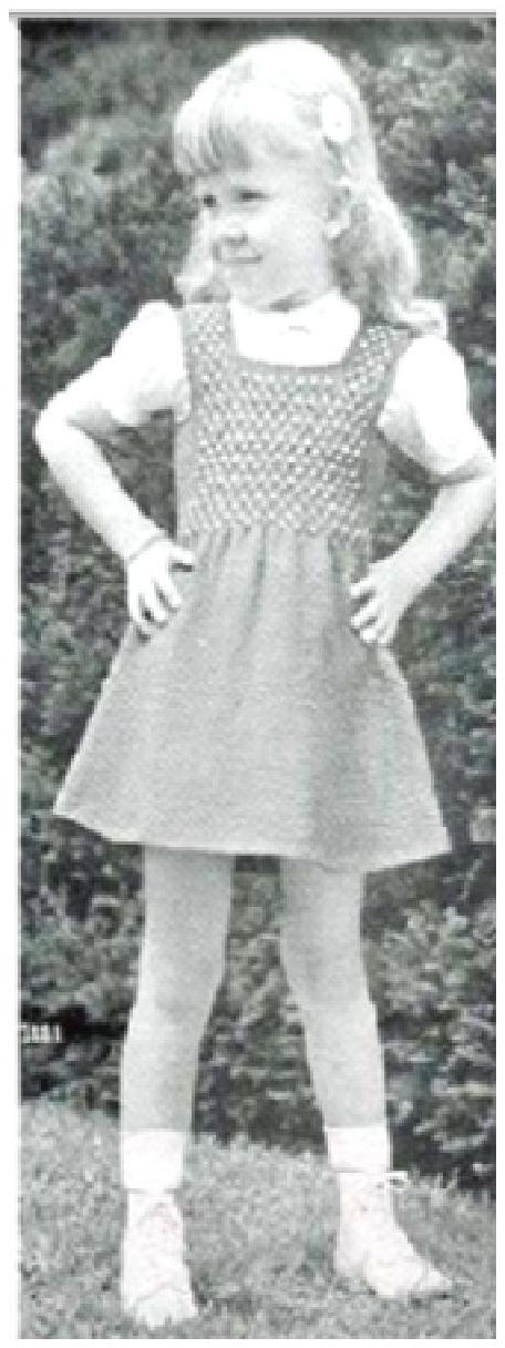 PATTERN #0026 LITTLE MISS JUMP UP VINTAGE KNITTING
