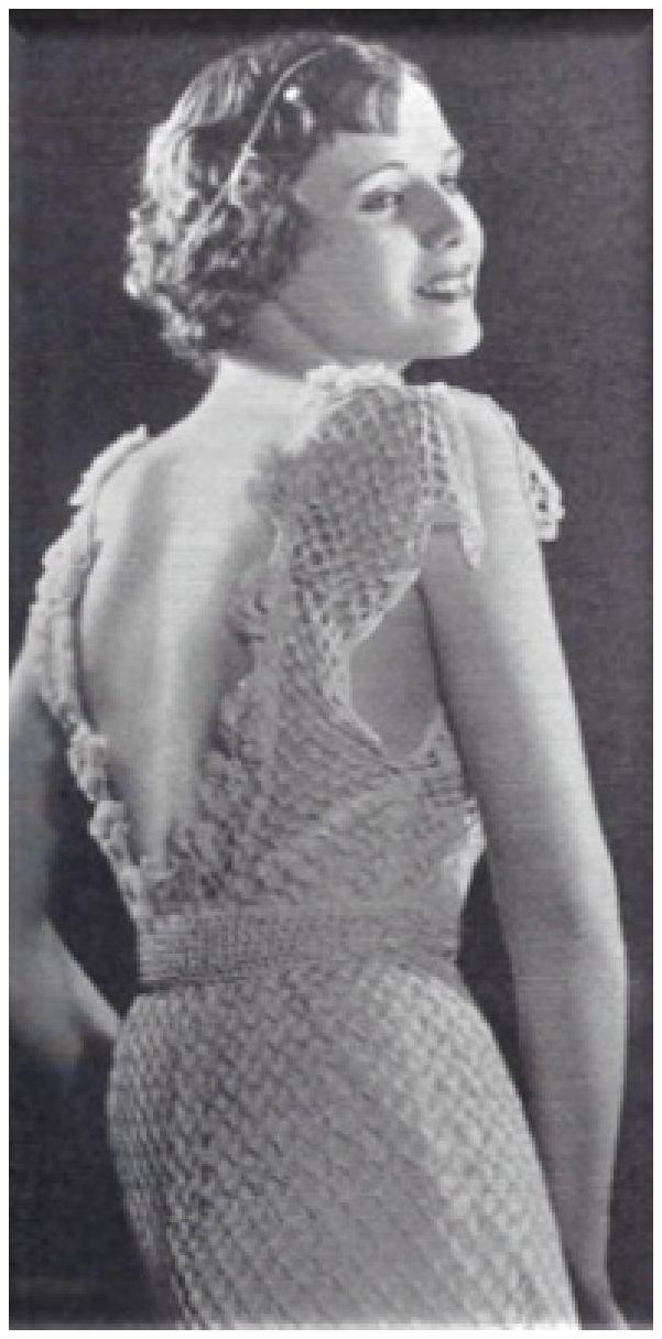 PATTERN #0039 PEGGY EVENING GOWN VINTAGE CROCHET