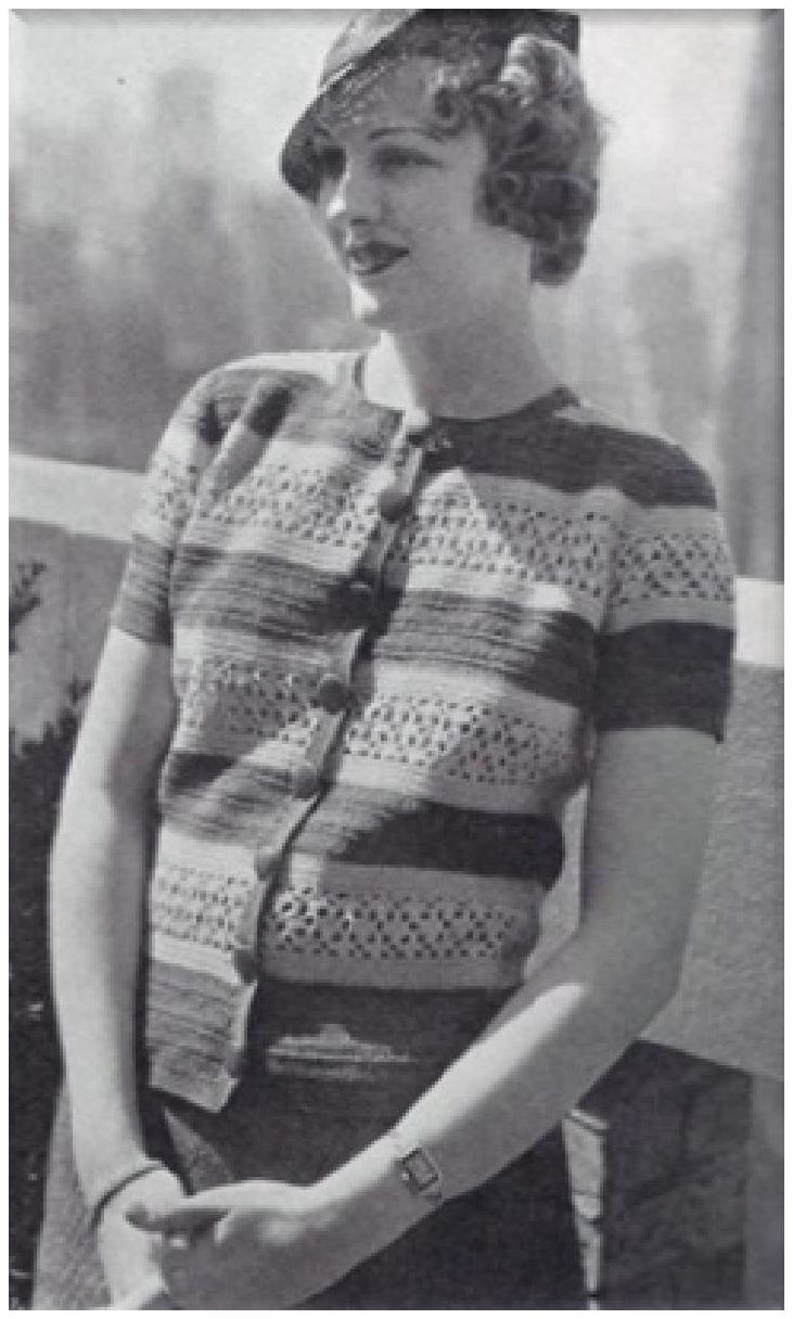 PATTERN #0040 PREMIERE BLOUSE VINTAGE CROCHET