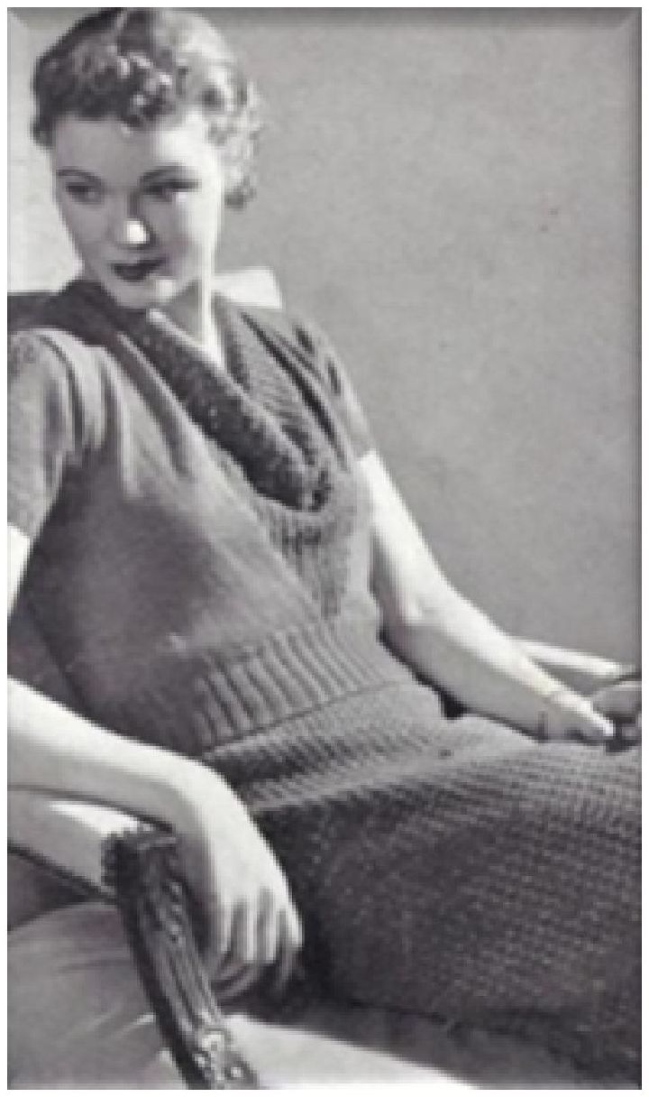 PATTERN #0033 FLATTERY VINTAGE KNITTING