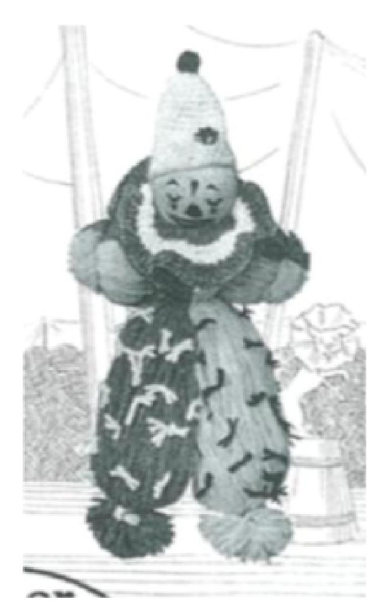 PATTERN #0044 ZIPPY THE CLOWN VINTAGE CROCHET