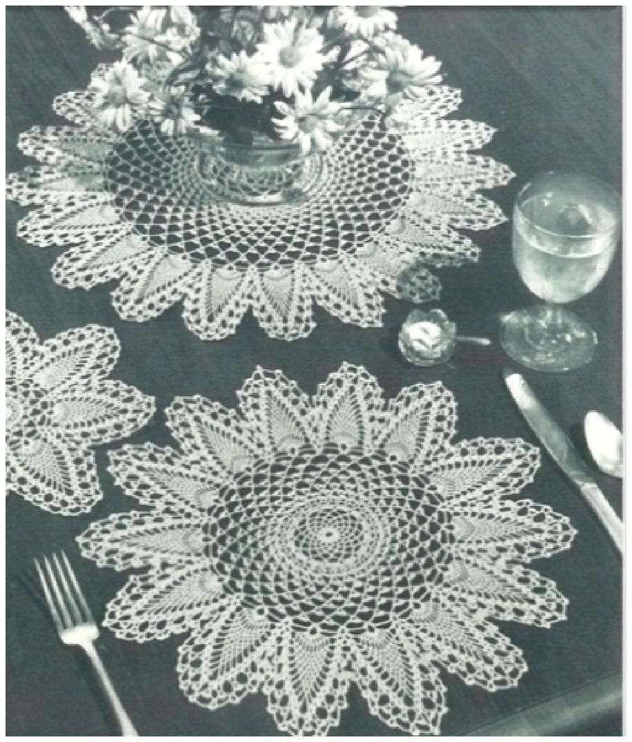 PATTERN #0057 LUNCHEON SET VINTAGE CROCHET