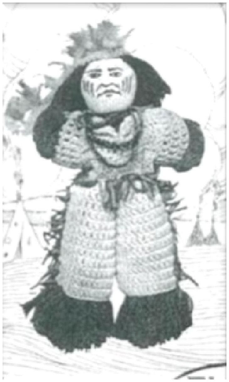 PATTERN #0064 POWHATAN THE CHIEF VINTAGE CROCHET
