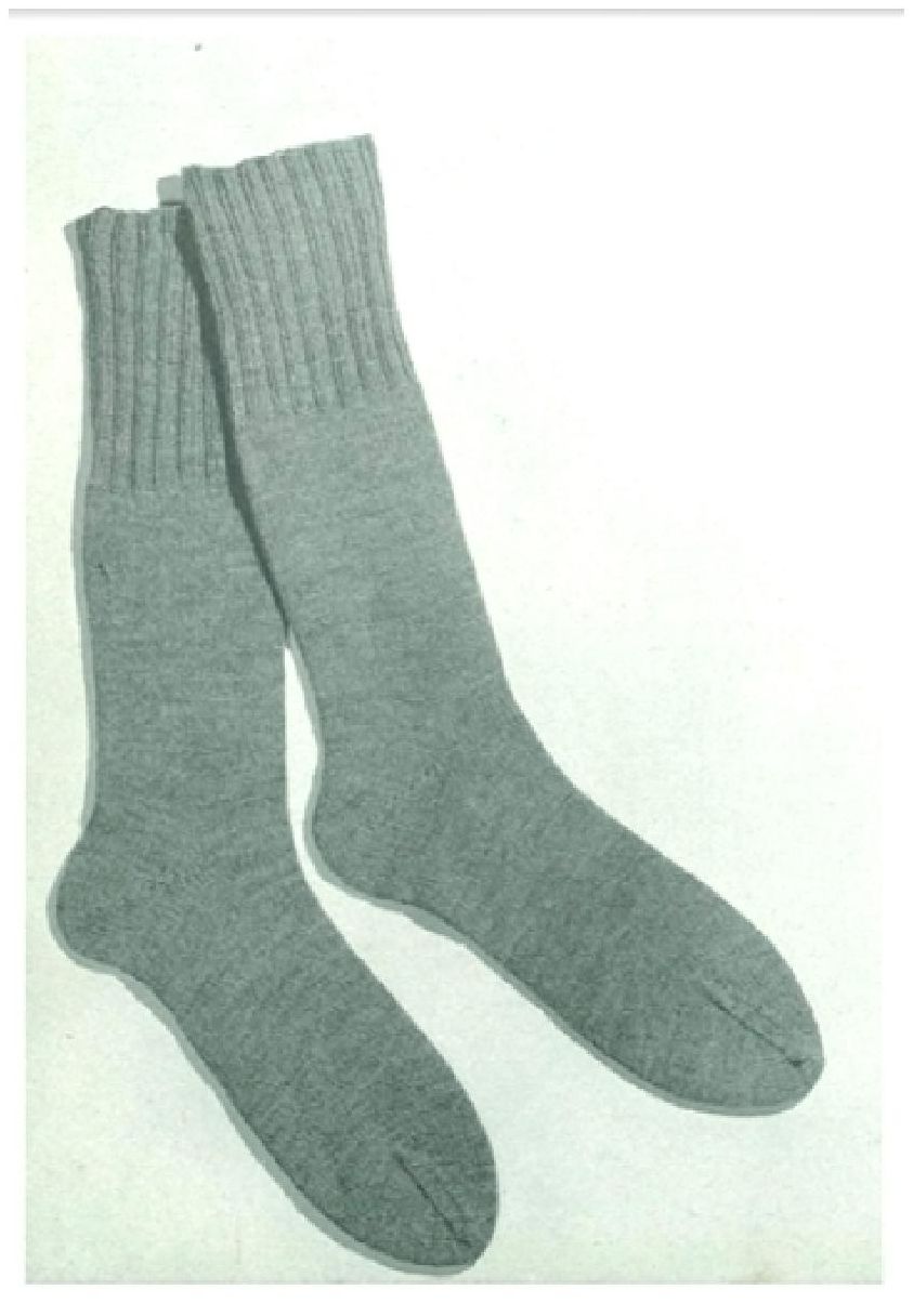 PATTERN #0068 DENTON SOCKS VINTAGE KNITTING