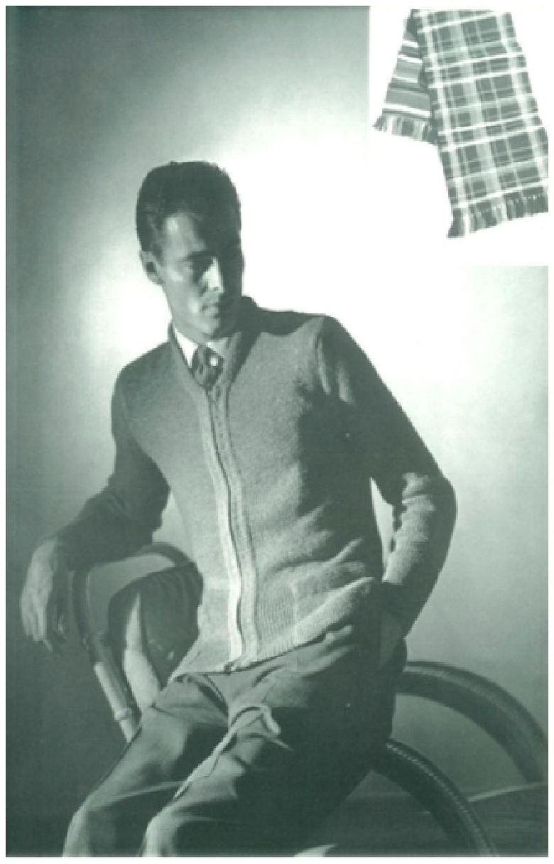 PATTERN #0069 EDMORE JACKET AND SCARF VINTAGE KNITTING