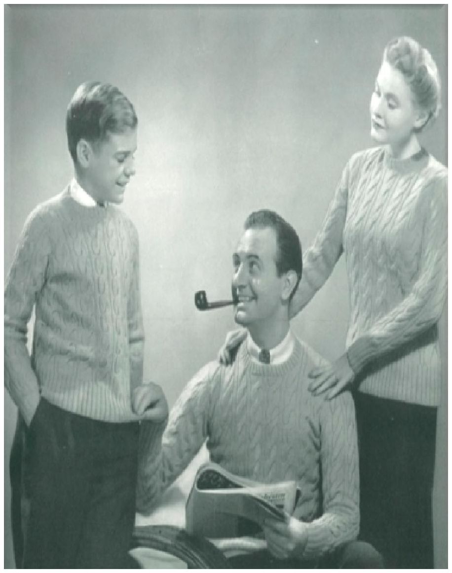 PATTERN #0075 PUTNAM FAMILY SET VINTAGE KNITTING