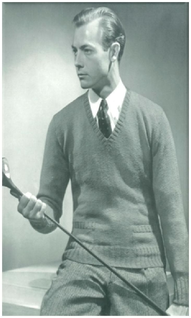 PATTERN #0076 WAYLAND SLIP-OVER VINTAGE KNITTING