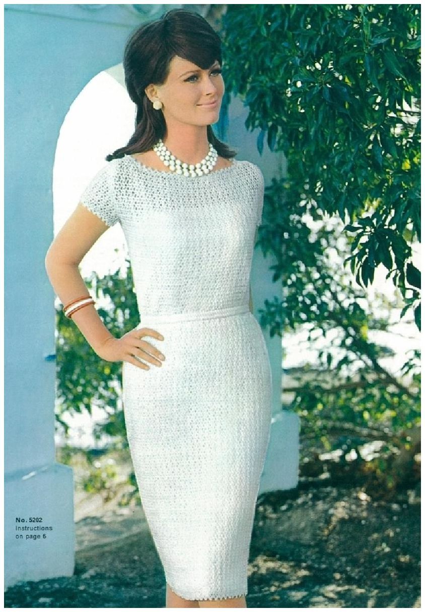 PATTERN #0088 CATALINAN DRESS VINTAGE CROCHET