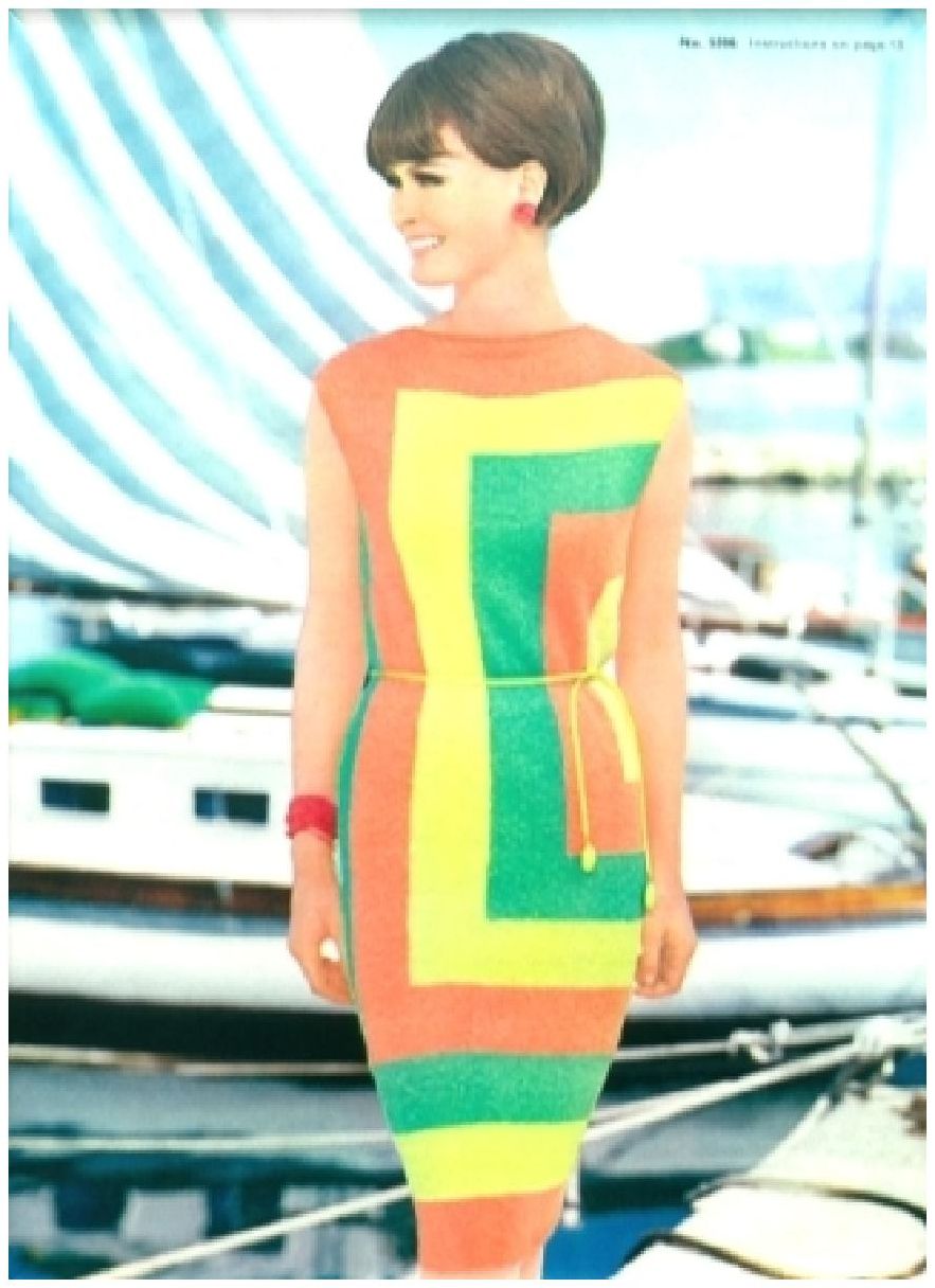PATTERN #0092 CADIZ DRESS VINTAGE KNITTING
