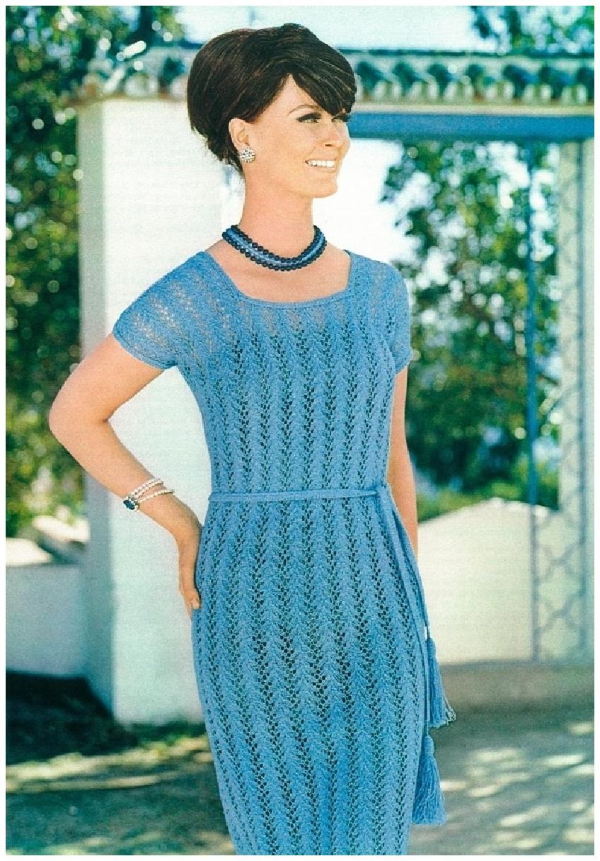 PATTERN #0093 ESTEPON DRESS VINTAGE KNITTING