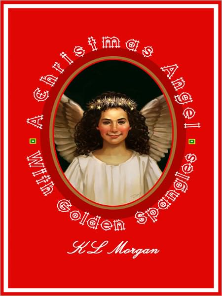 A Christmas Angel with Golden Spangles