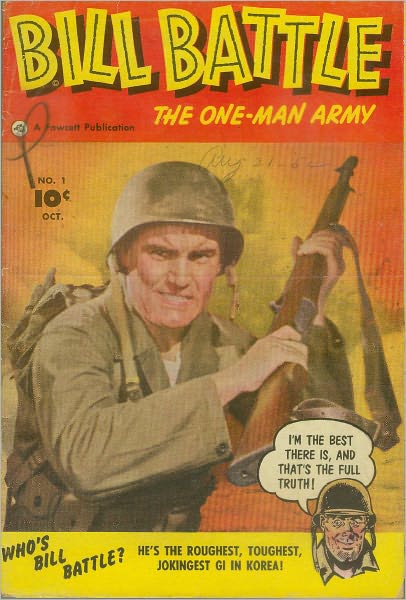 Bill Battle One Man Army Number 1 War Comic Book