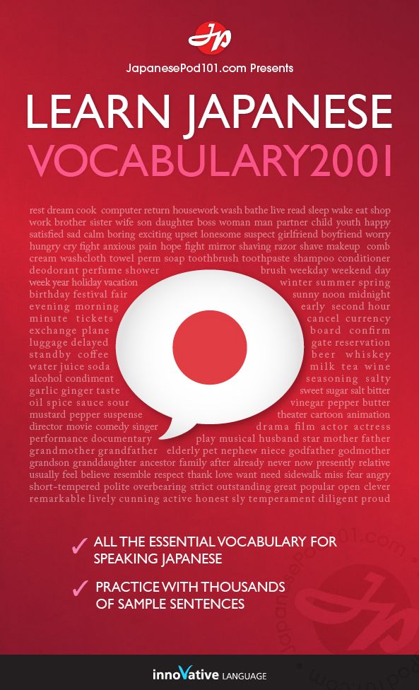 Learn Japanese - Word Power 2001