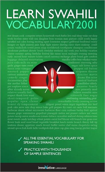 Learn Swahili - Word Power 2001