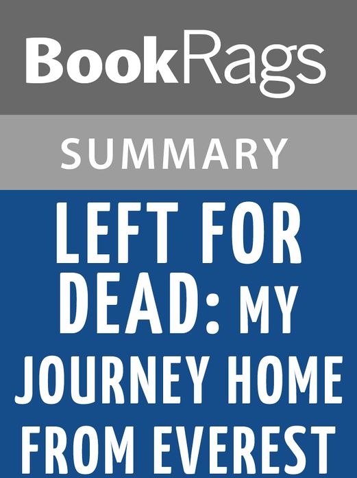 Left For Dead by Beck Weathers l Summary & Study Guide