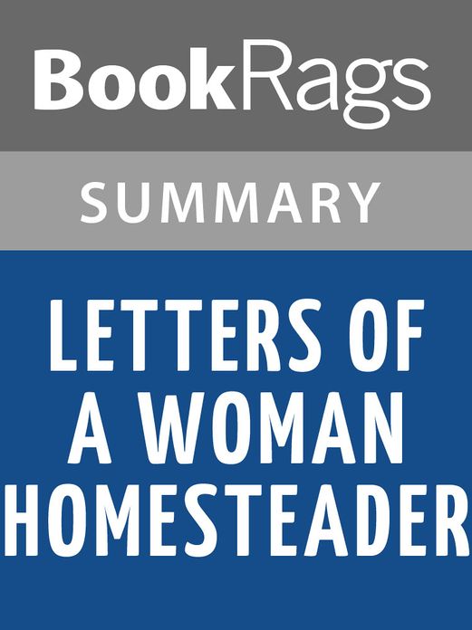 Letters of a Woman Homesteader by Elinore Pruitt Stewart l Summary & Study Guide