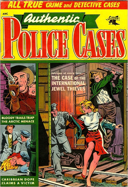 Authentic Police Cases Number 34 Crime Comic Book