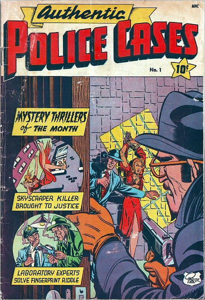 Authentic Police Cases Number 1 Crime Comic Book