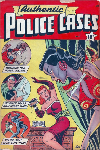 Authentic Police Cases Number 4 Crime Comic Book