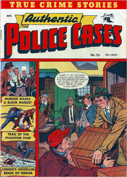 Authentic Police Cases Number 20 Crime Comic Book