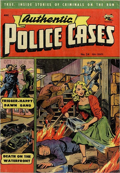 Authentic Police Cases Number 24 Crime Comic Book