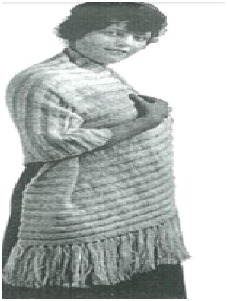 PATTERN #0450 GERALDINE SCARF VINTAGE KNITTING